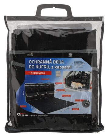 Deka ochranná do kufru s kapsami