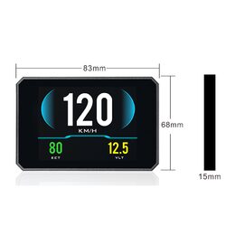 Palubní DISPLEJ 2,8" LCD, OBDII, FULL