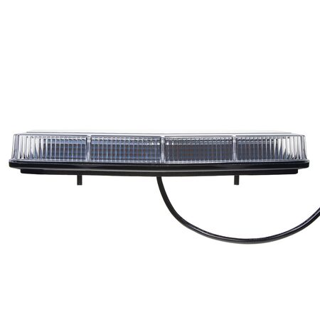 Rampa oranžová, 48LEDx1W, pevná montáž, 12-24V, 279mm, ECE R65