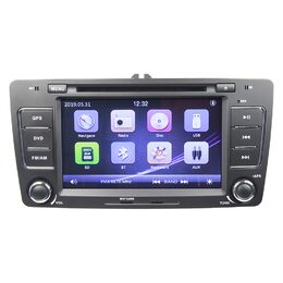 Autorádio pro Škoda Octavia II, 2004-2013 s 7" LCD, GPS, ČESKÉ MENU