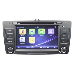 Autorádio pro Škoda Octavia II, 2004-2013 s 7" LCD, GPS, ČESKÉ MENU