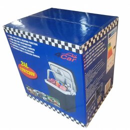 Chladící box 24 litrů s ohřevem 12V/ 220V - černý