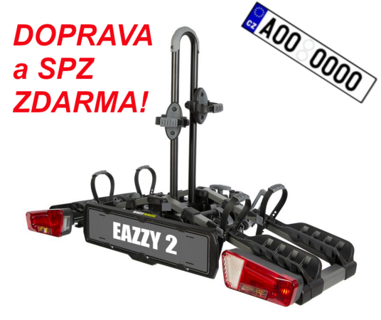 Nosič 2 kol na tažné zařízení Buzz Eazzy 2 SPZ A DOPRAVA ZDARMA!