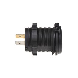 2x USB nabíječka voděodolná do panelu, QC3.0, červená