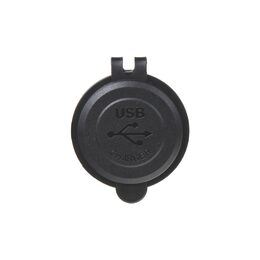 2x USB nabíječka voděodolná do panelu, QC3.0, červená