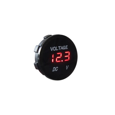 Digitální voltmetr 5-48V červený