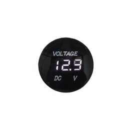 Digitální voltmetr 5-48V bílý