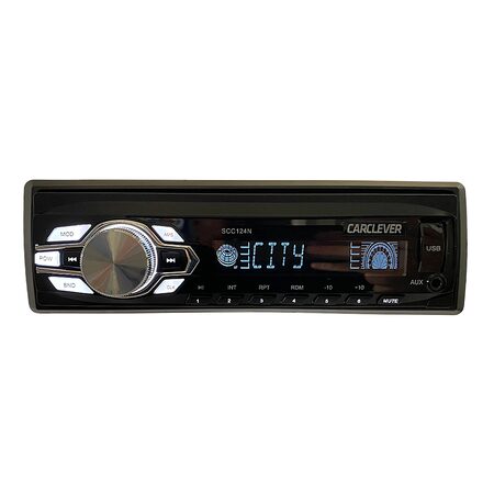 1DIN 12/24V autorádio USB/SD/AUX, odnímatelný panel