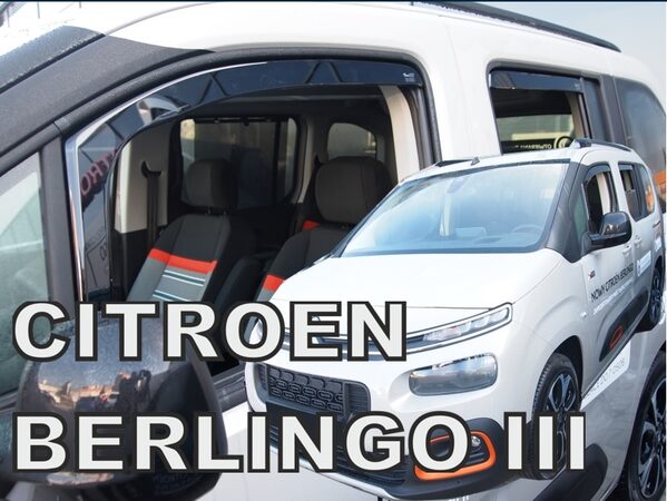 Ofuky oken - Citroen Berlingo r.v. 2018->, (+zadní)