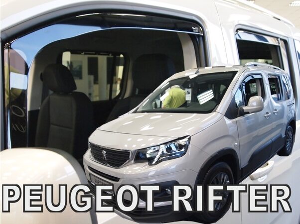 Ofuky oken - Peugeot Rifter r.v. 2018-> (+zadní)