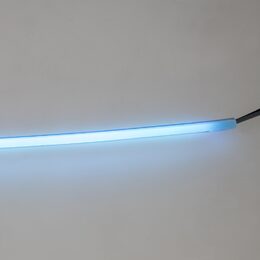 nE LED silikonový extra plochý pásek ledově modrý 12 V, 60 cm