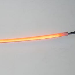 LED silikonový extra plochý pásek oranžový 12 V, 60 cm