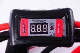 Startovací kabely 16mm 2 x 3m s voltmetrem a indikací polarity