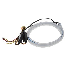 LED pásek, dynamické blinkry, oranžová, 45 cm