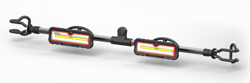 Pracovní lampa pro uchycení na kapotu LED COB 2x5W