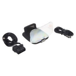 HEAD UP DISPLEJ 4" / TFT LCD, OBDII + GPS, reflexní deska