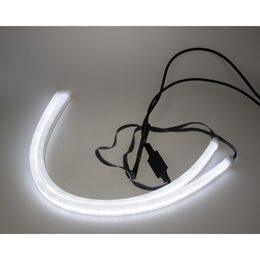 LED pásek, dynamické blinkry oranžová / poziční světla bílá, 45 cm