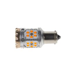 LED BA15s oranžová, CAN-Bus, 12-24V, 30LED/3030SMD