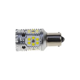 LED BA15s bílá, CAN-Bus, 12-24V, 30LED/3030SMD