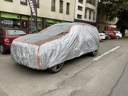 Plachta na auto proti krupobití SUV - XL 508x193x152cm