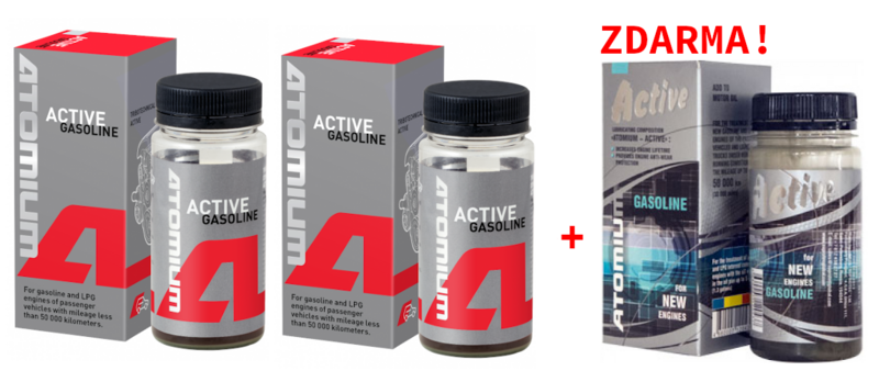 Atomium Active Gasoline 90ml 2+1 ZDARMA!