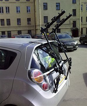 Nosič 3 jízdních kol na zadní část vozu - PERUZZO HI-BIKE Fe, černý