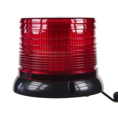 LED maják, 12-24V, červený magnet ECE R10