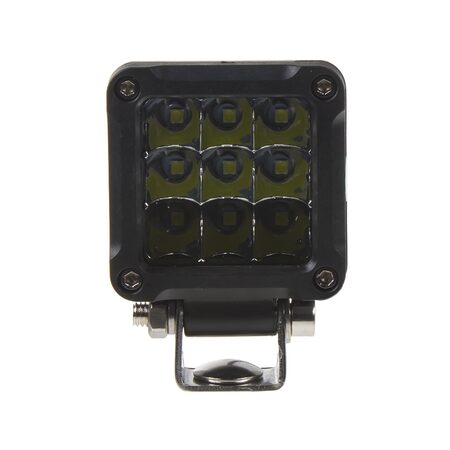 LED světlo mini čtvercové, 9x3W, 51x51x47mm