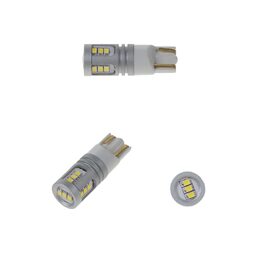 LED T10 bílá, 12/24V, 15LED/1W SMD