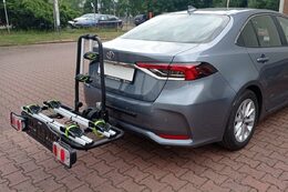 Nosič elektrokol na tažné zařízení 2 elektrokola