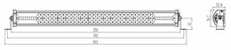 LED rampa, 126x3W, 759mm, ECE R10