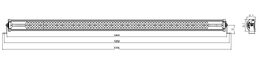 LED rampa, 216x3W, 1265mm, ECE R10