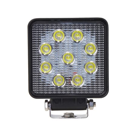 LED světlo hranaté, 9x3W, ECE R10/R23