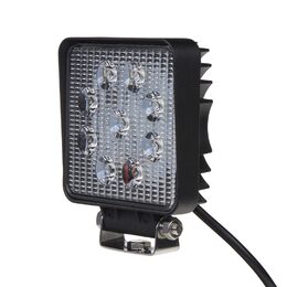 LED světlo hranaté, 9x3W, ECE R10/R23
