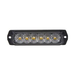x SLIM výstražné LED světlo vnější, oranžové, 12-24V, ECE R65