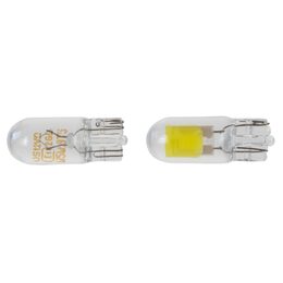 COB LED T10 bílá, 12V, celosklo