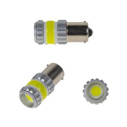 LED BA15s bílá, COB 360°, 9-60V, 12W