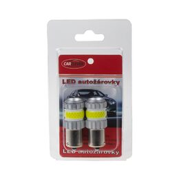 LED BA15s bílá, COB 360°, 9-60V, 12W