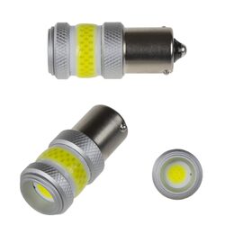 LED BAU15s bílá, COB 360°, 9-60V, 12W