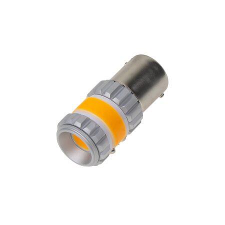 LED BAU15s oranžová, COB 360°, 9-60V, 12W