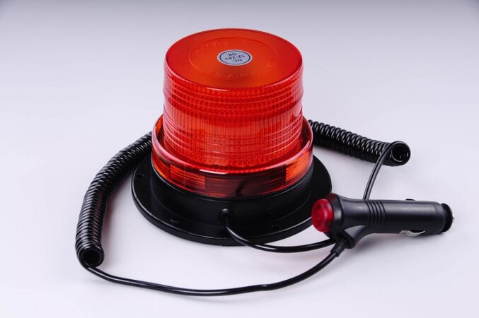 PROFI LED maják 12-24V 40x1W oranžový , ECE R65 130x95 mm