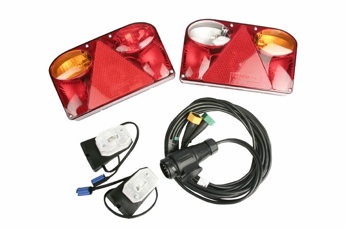 Elektrokabeláž k vleku, sada se světly (FT-88) 13pin / 4 m, FRISTOM