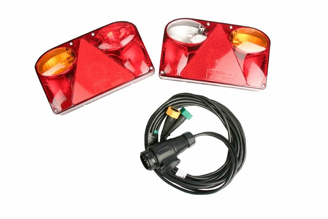 Elektrokabeláž k vleku, sada se světly (FT-88) 13pin / 5 m, FRISTOM