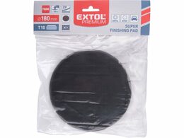 Kotouč leštící pěnový, T10, černý, 180x30mm, suchý zip 150mm