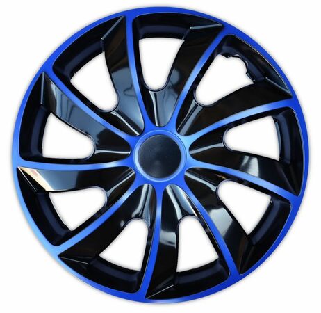 Kryty kol 16" QUAD BICOLOR modré - 4 ks