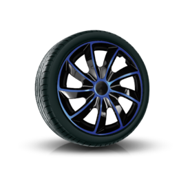 Kryty kol 16" QUAD BICOLOR modré - 4 ks