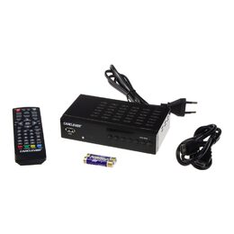 DVB-T2 / HEVC / H.265 set-top box / multimediální přehrávač s USB / SCART / HDMI / RJ45 /