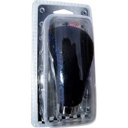 Rukojeť řadící páky kožená SEW modrá