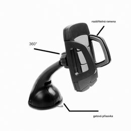 Držák mobilního telefonu červenočerný