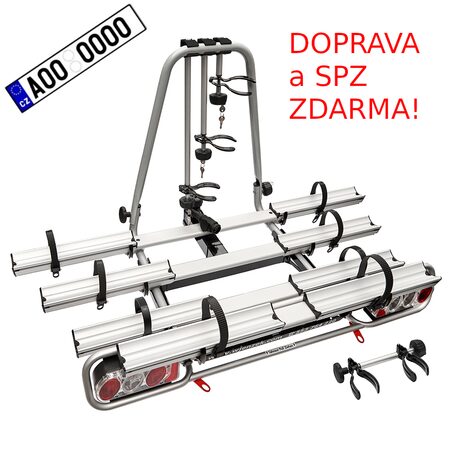 Nosič kol na tažné zařízení Wjenzek Variant 3+1